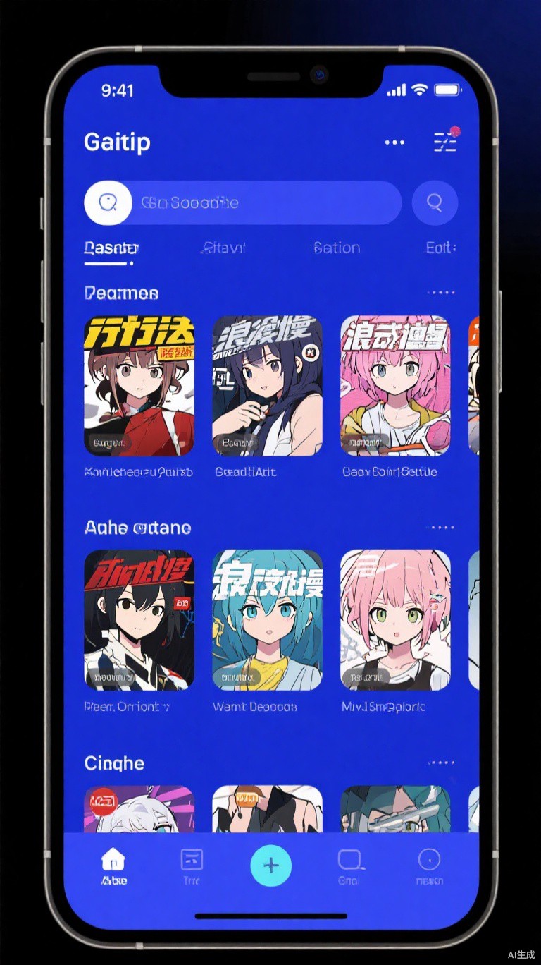 贝勒漫画app分类页面截图 - 热血恋爱悬疑科幻分类